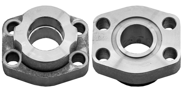 Code 61 Flange Block Suit Imperial Tube with O-Ring Groove