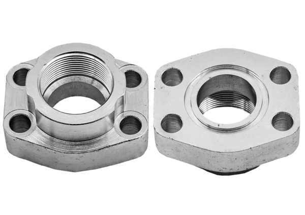 Code 61 Flange Block x BSPP Female with O-Ring Groove