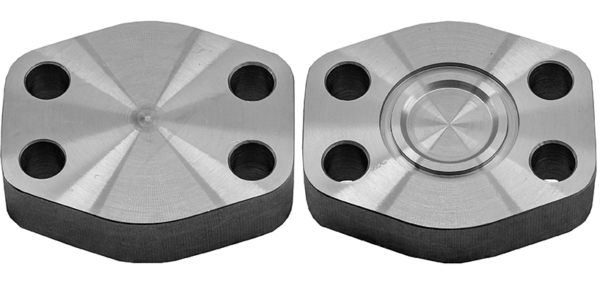 Code 62 Flange Blanking Plate with O-Ring Groove